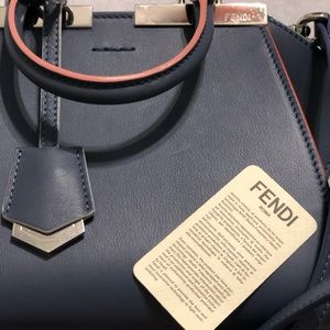 Fendi 3 Jours navy blue